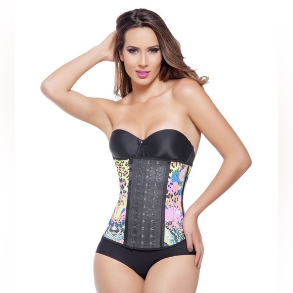 Ann Michell Long Torso 3 Hook Latex Waist Trainer - Picture 1 of 5